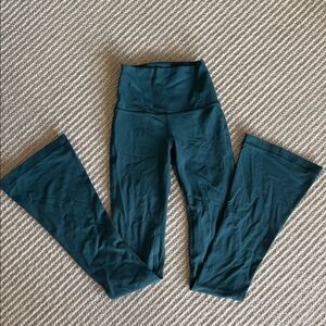 lululemon Boot-Cut Yoga Pants in Deep Teal
